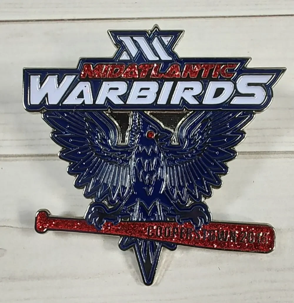 Mid-Atlantic Warbirds Maryland MD Little League Baseball 2018 Cooperstown Pin